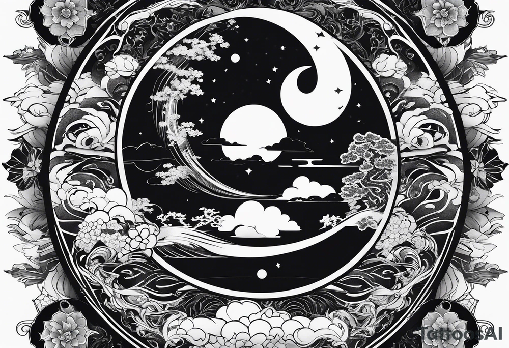 i want a japanese text that says unrivaled in the heavens tattoo idea