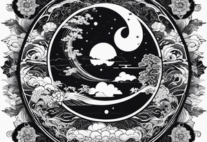 i want a japanese text that says unrivaled in the heavens tattoo idea