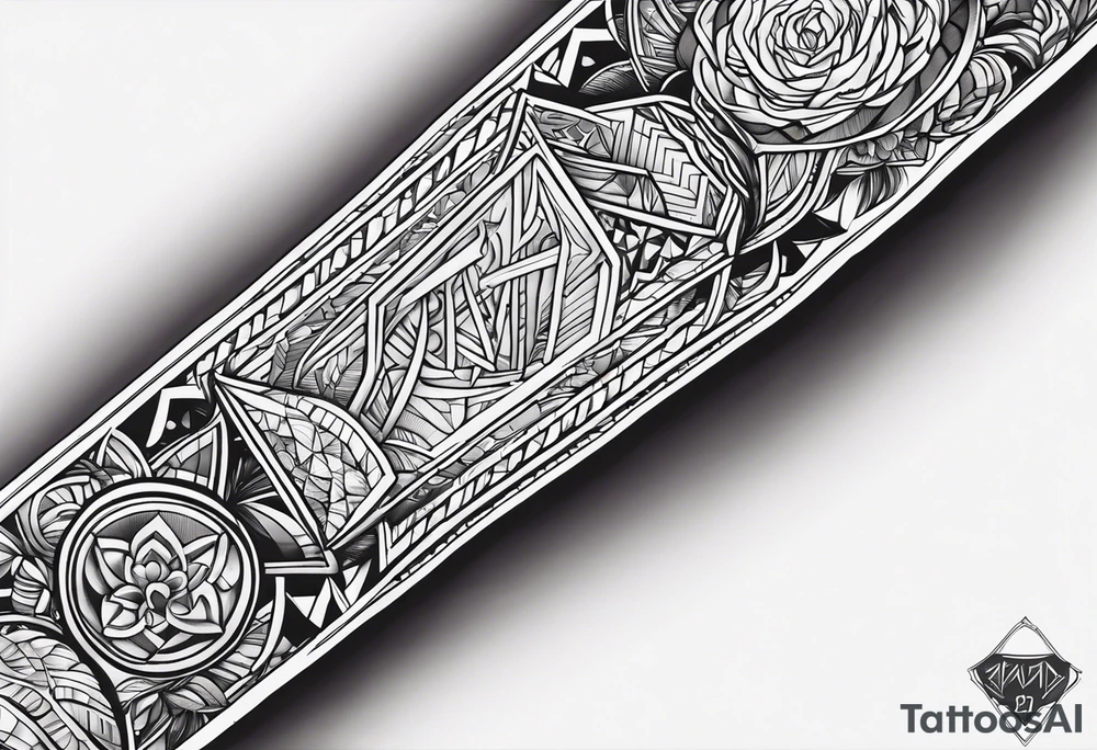 armband, doom 2016 style tattoo idea