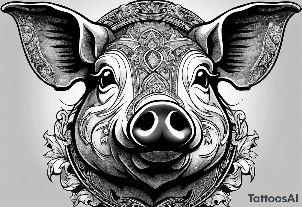Pig head from Primus album cover tattoo idea