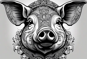 Pig head from Primus album cover tattoo idea