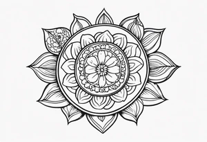 Uma tatuagem que cubra o braco todo com flores, tartaruga, sol, lua, borboletas tattoo idea