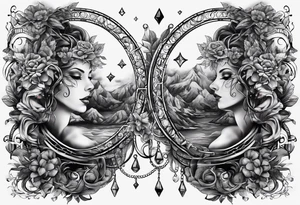 VIII_XXV_MMXVII with a DNA strand interterwined tattoo idea