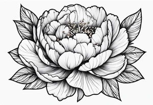 peony tattoo tattoo idea