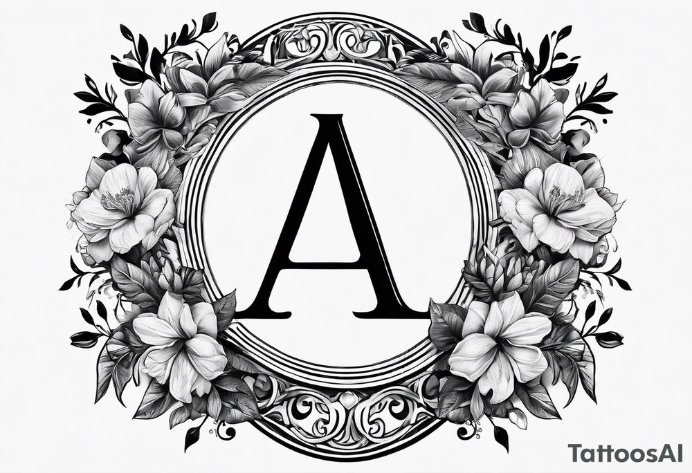 A greek letter - large delta tattoo idea