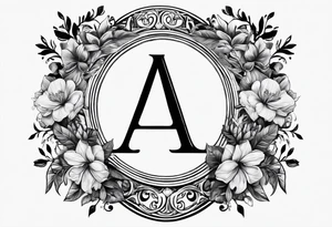 A greek letter - large delta tattoo idea