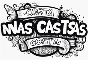 Frase nas costa tattoo idea