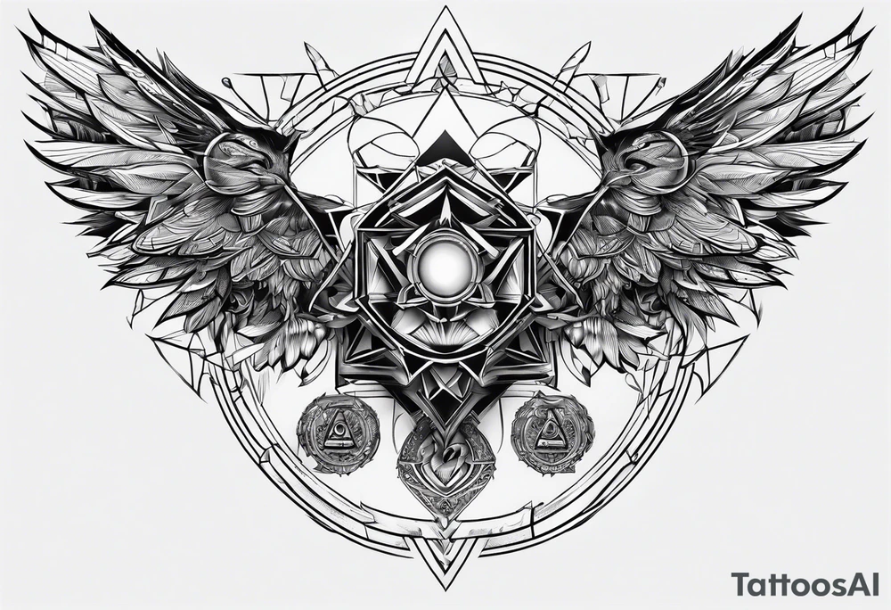 A symbol for someone who moves in stealth tattoo idea