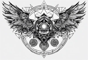 A symbol for someone who moves in stealth tattoo idea