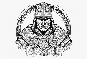 slavic warrior tattoo idea