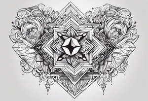 Chest tattoo tattoo idea