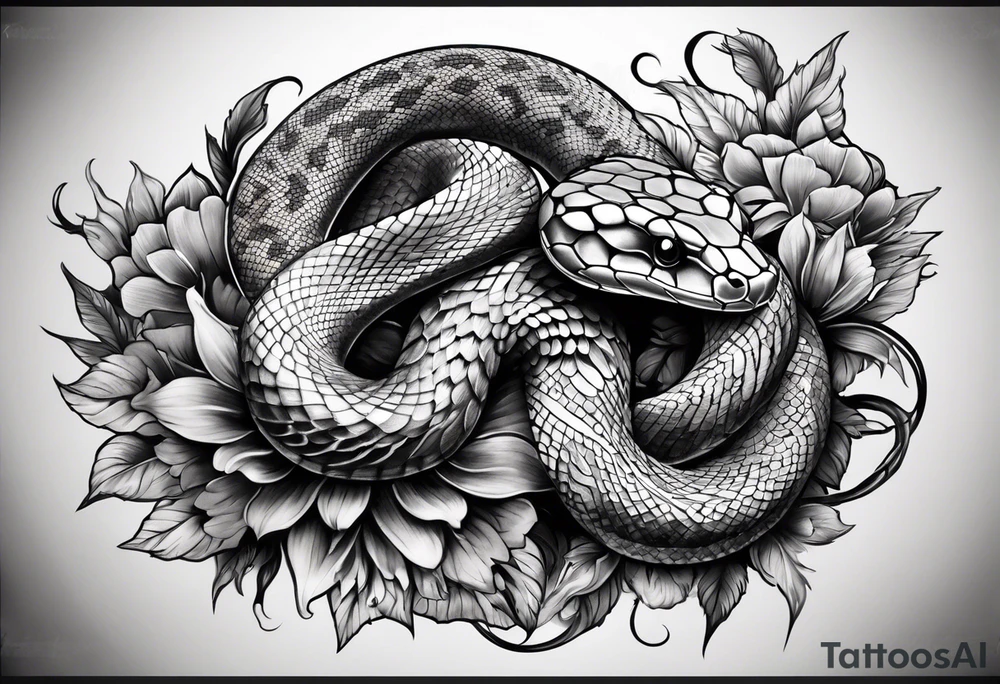 Snake tattoo tattoo idea