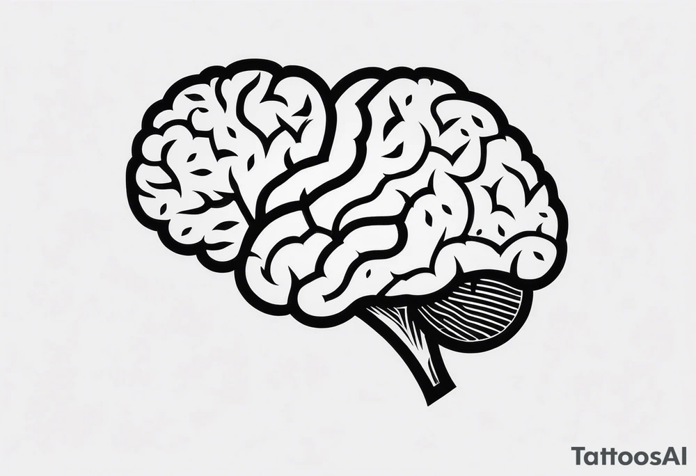 Brain, heart, love, heart break makes you strong, worth it, pain makes you stronger, strength, plane, travel, passion, growth tattoo idea