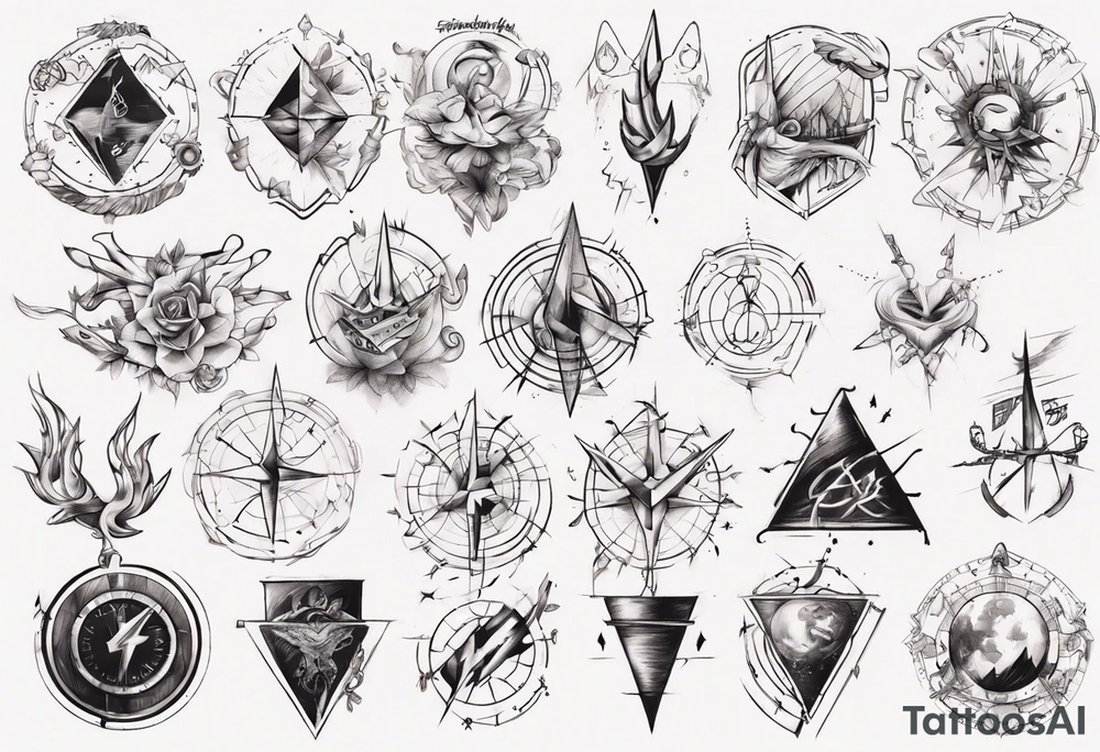 Friendship graph tattoo idea