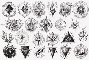 Friendship graph tattoo idea