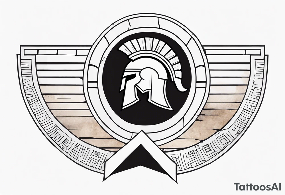 Ancient spartan symbol tattoo tattoo idea