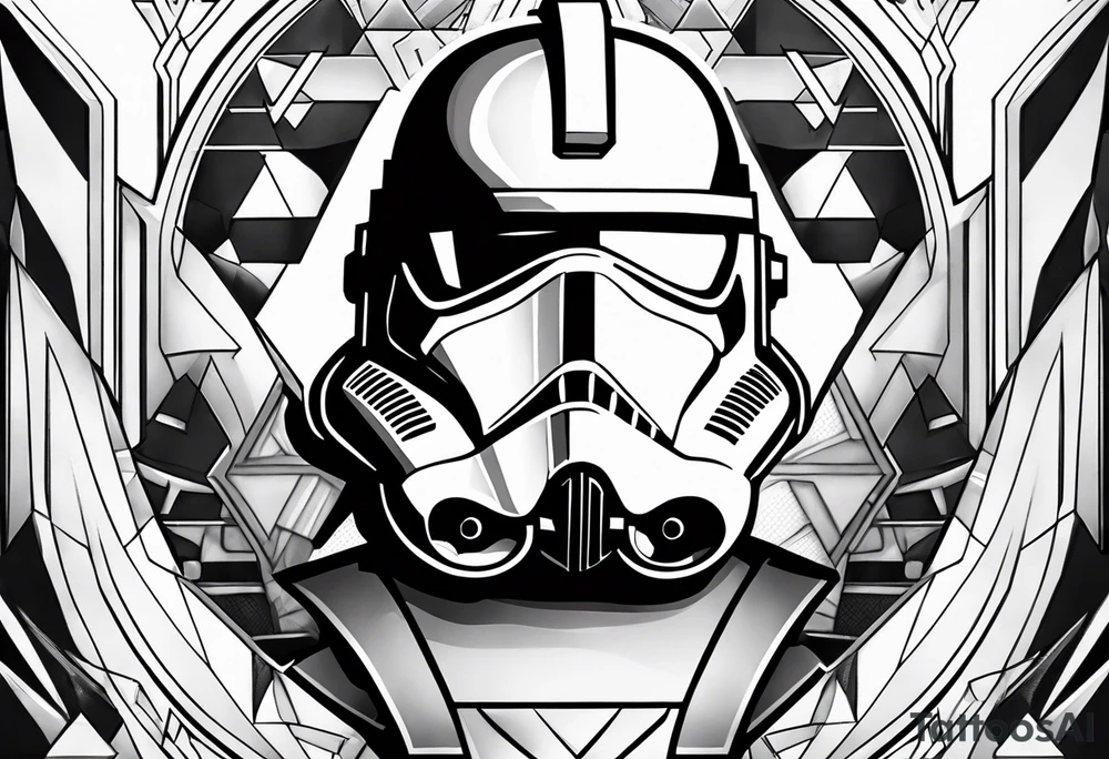 clone trooper battle tattoo idea