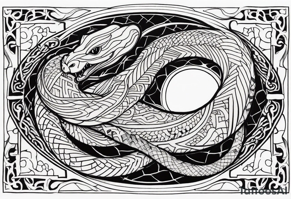 Serpent tattoo idea