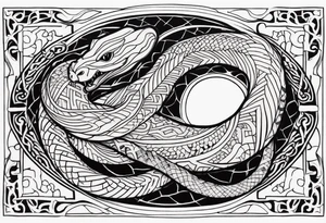 Serpent tattoo idea