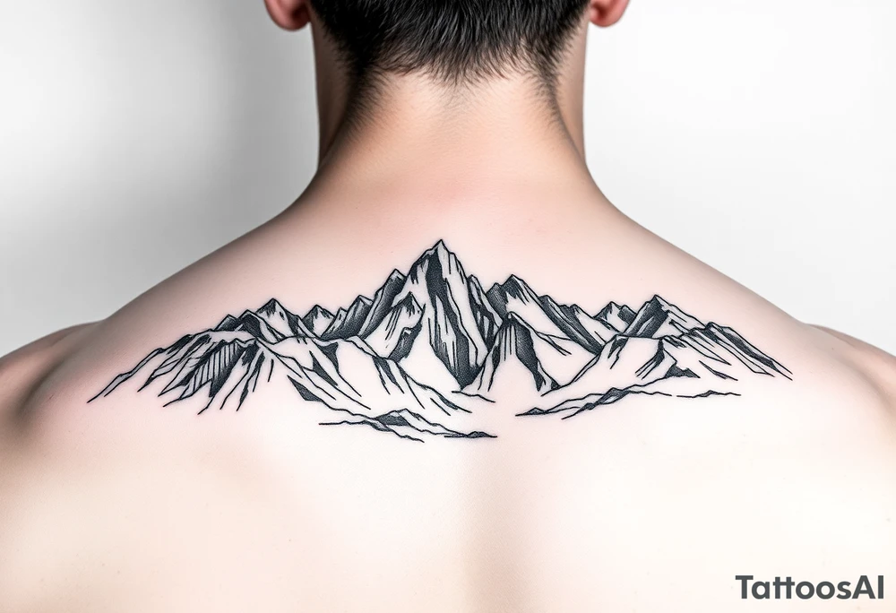 dolomites tattoo idea