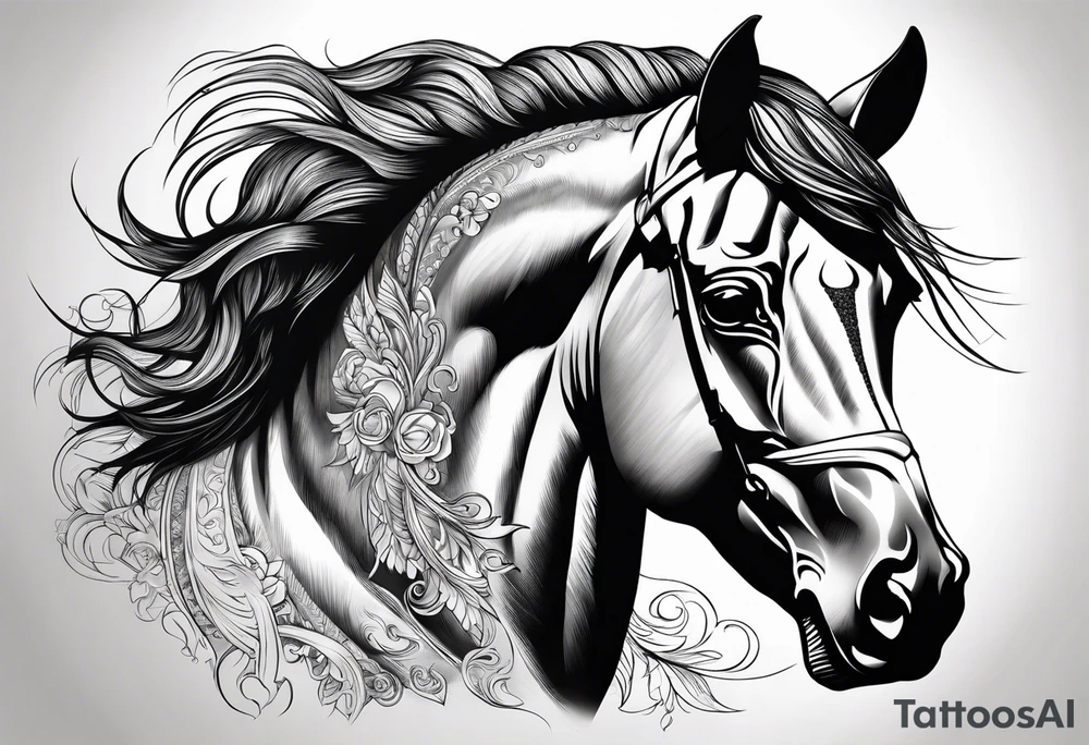 horse tattoo idea