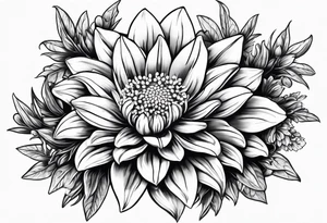 Edelweiss flower tattoo idea