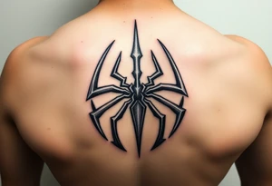 Ambigram of “star wars” and spiderman tattoo idea
