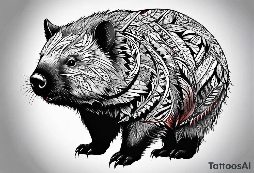 wombat tattoo idea