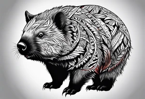 wombat tattoo idea