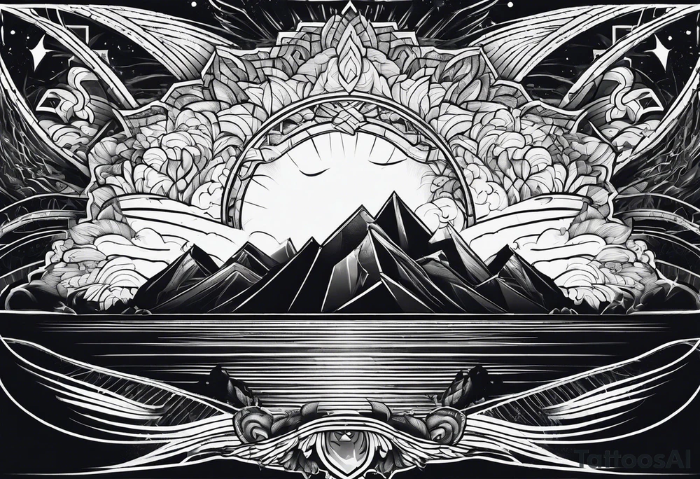 thunder, lightning tattoo idea