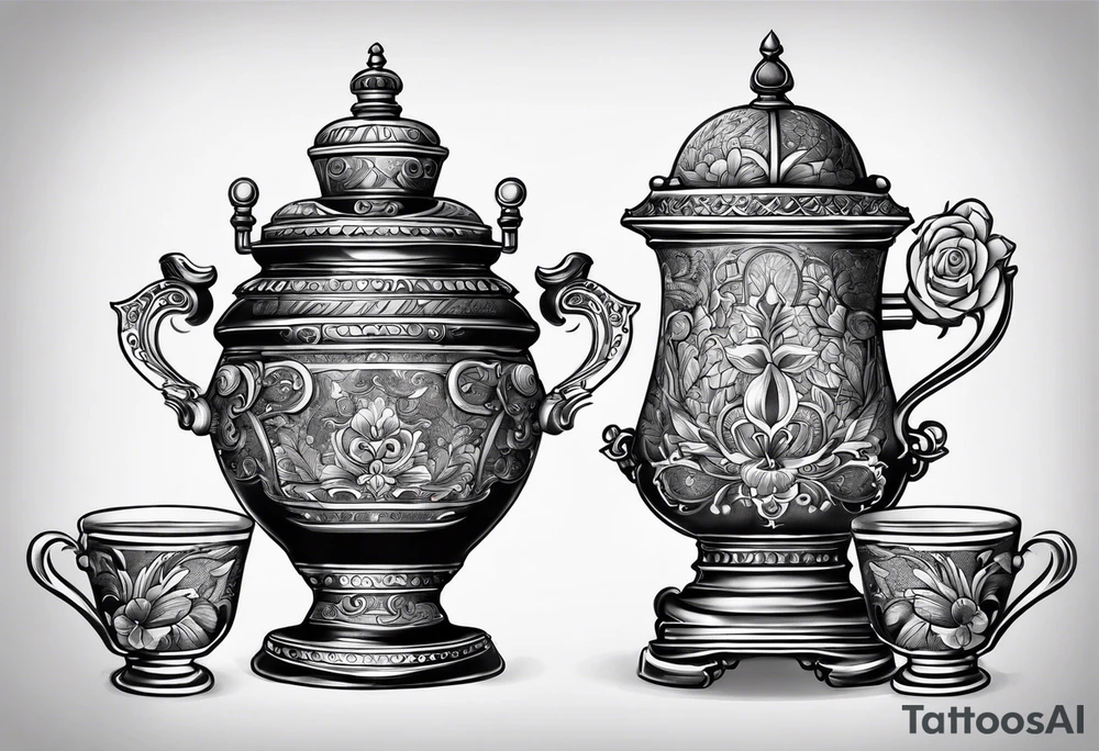 Samovar tattoo idea