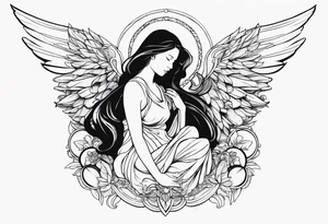 Angel tattoo idea
