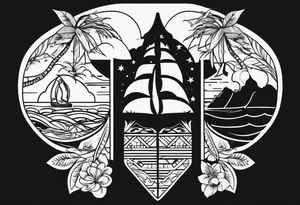 guam theme tattoo idea