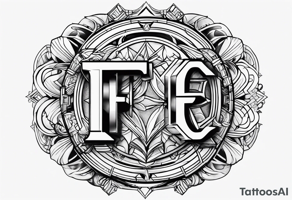 3 letter (FFC) tattoo idea