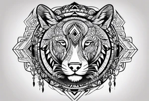 symbol of shamanism tattoo idea