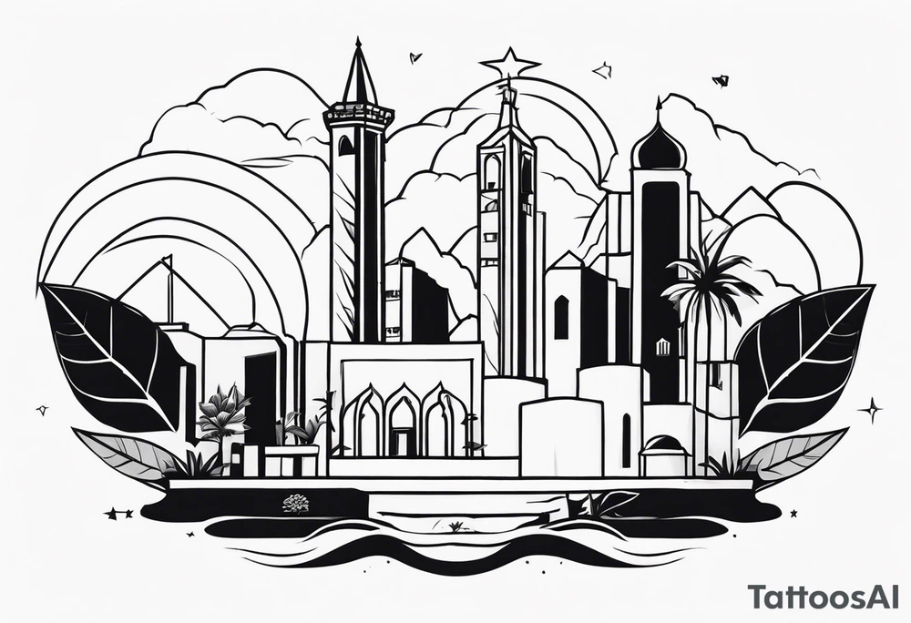 Lebanon inspired tattoo tattoo idea