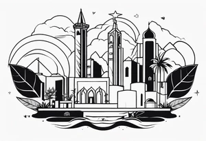 Lebanon inspired tattoo tattoo idea