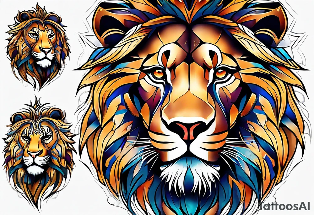 His and hers leo tattoo idea