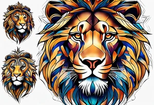 His and hers leo tattoo idea