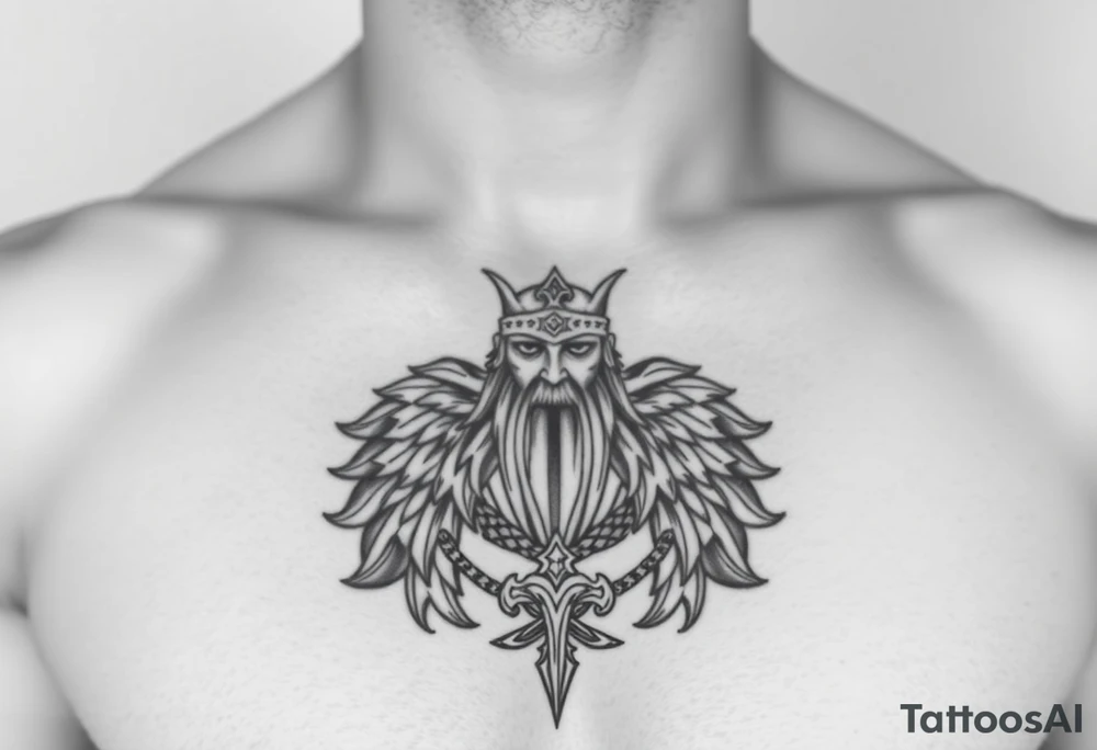 Roman viking tattoo idea