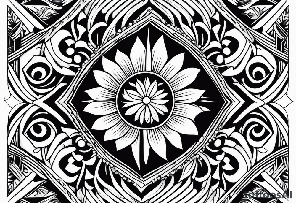 traditional Hawaiian tattoo idea