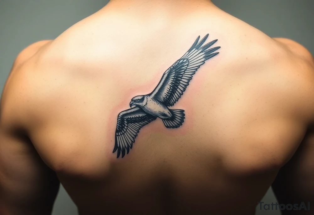 Osprey in a dive tattoo idea