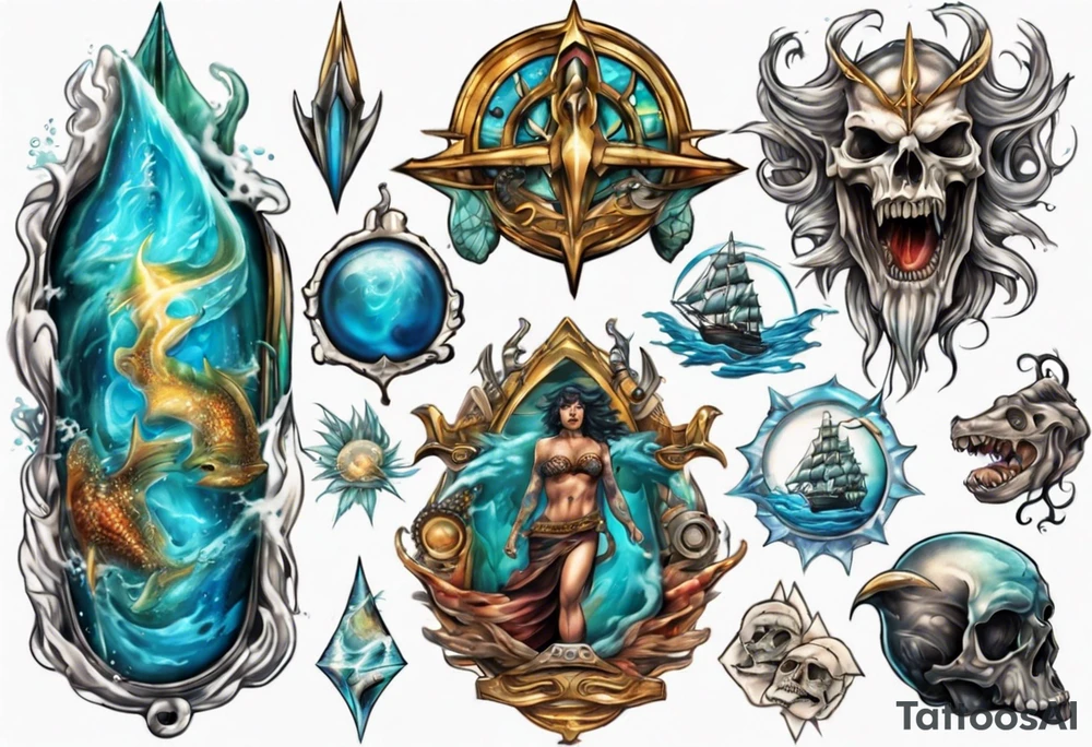 Atlantis tattoo idea