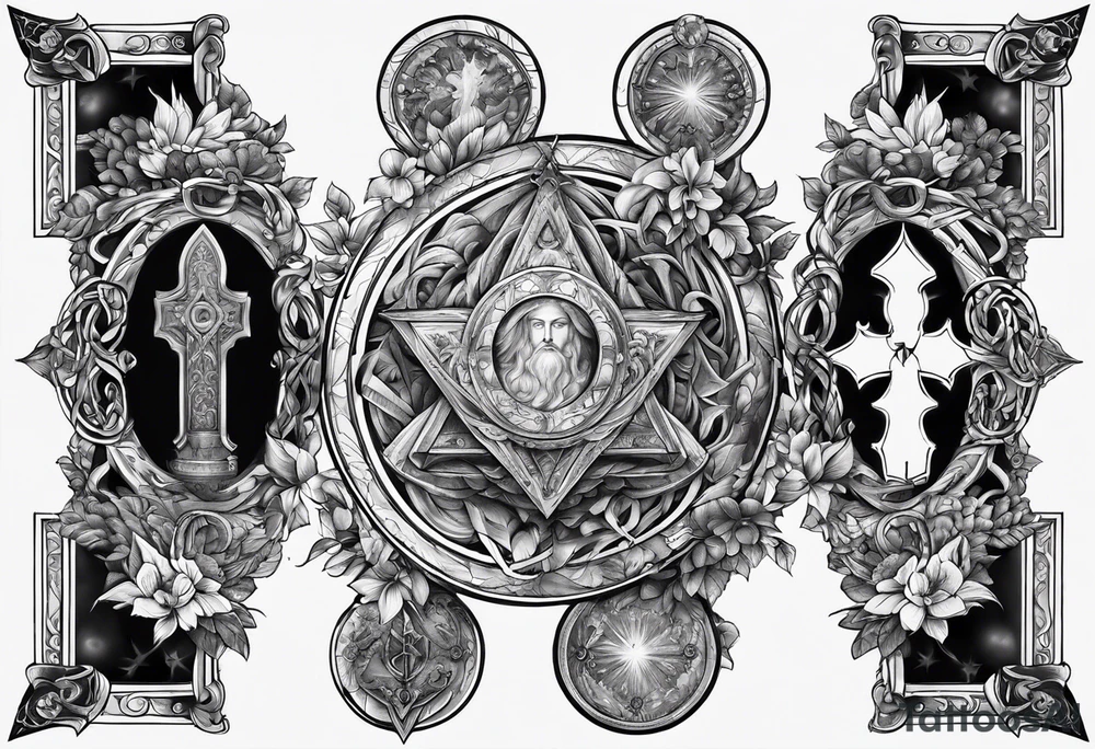 Holy trinity tattoo idea
