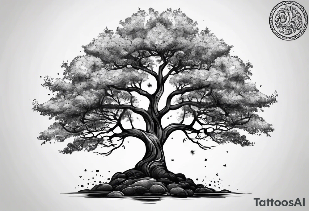 Small tree tattoo idea