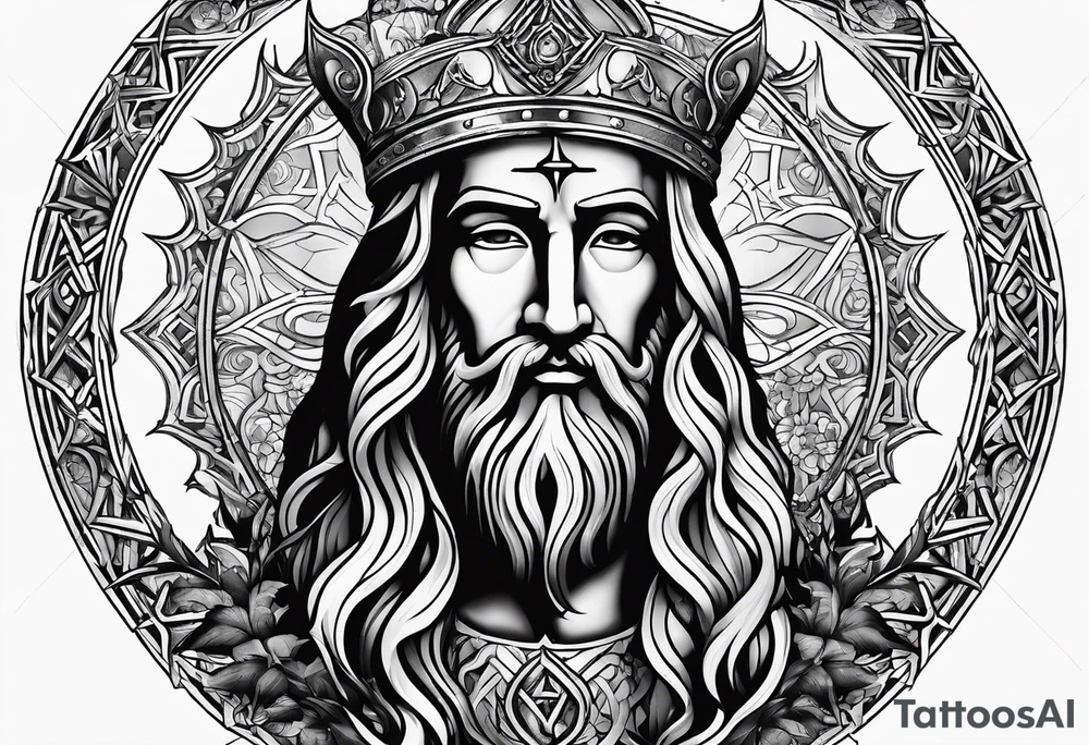 The symbol of Matthias in the bible tattoo idea