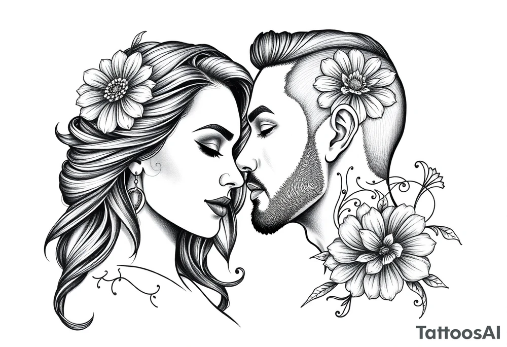 Give me an idea for couples tattoo idea