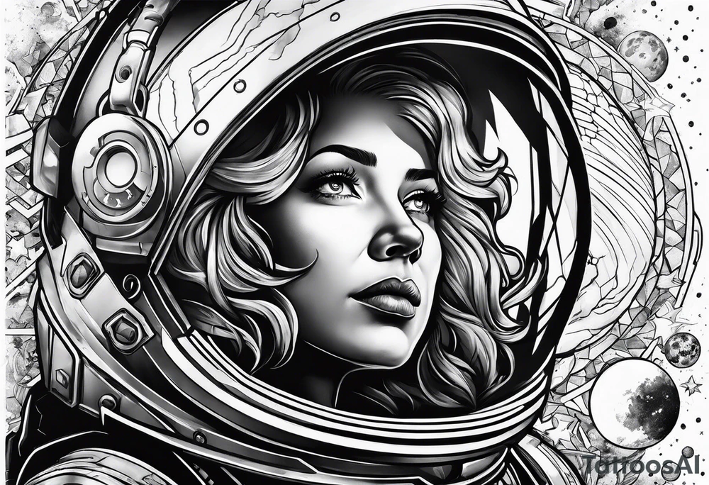 spartan, outer space, einstein tattoo idea