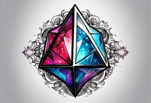 a twenty sided die tattoo idea