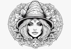 witch tattoo idea